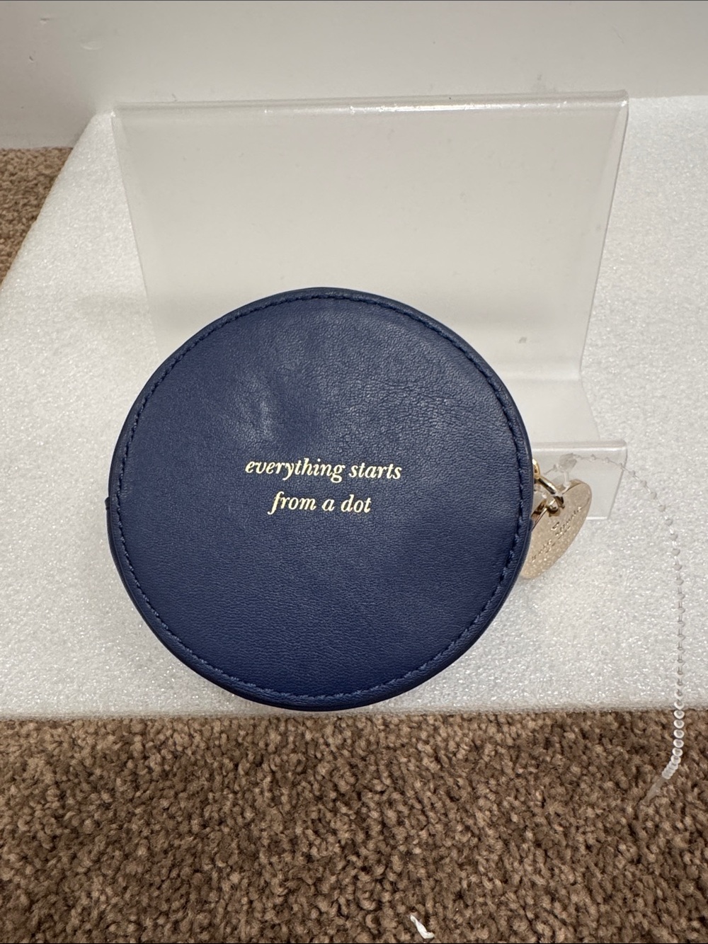 Kate spade everything starts from a dot storybook lining coin purse